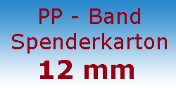 PP Band Spenderkarton 12mm